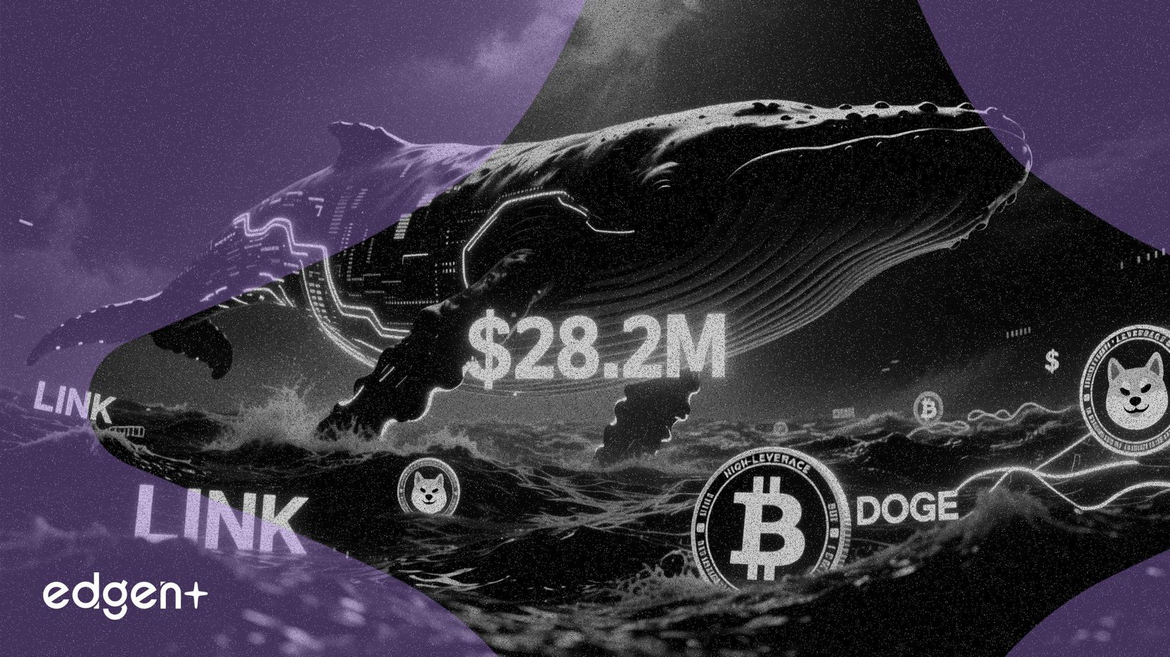 New Whale Wagers $28.2M on LINK and DOGE in High-Leverage Trade