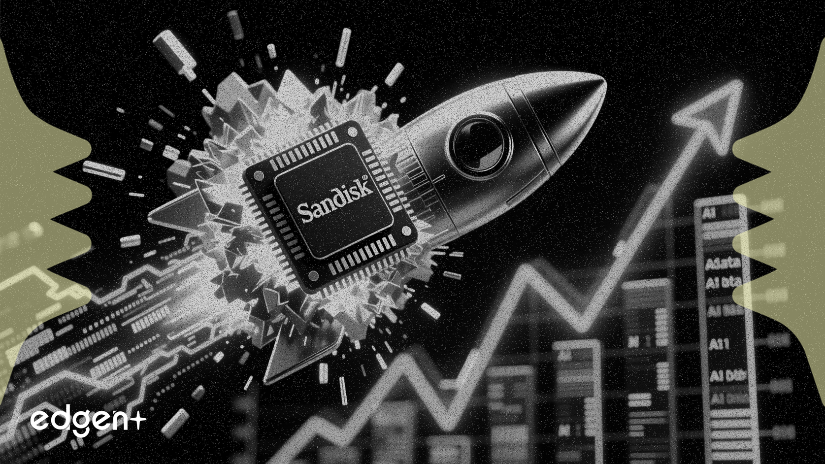 Sandisk Shares Explode 1,194% on Surging AI Storage Demand