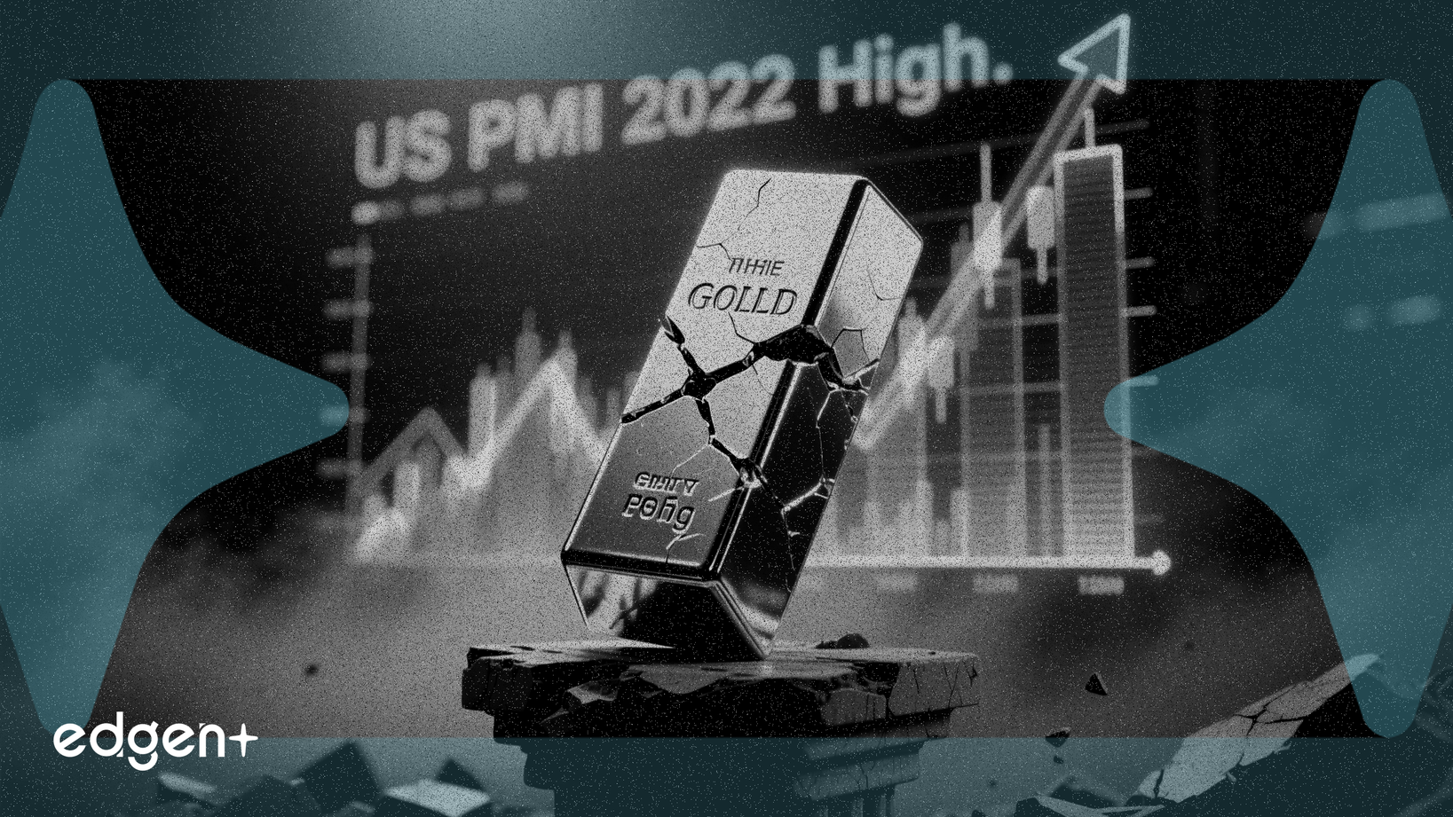 미국 PMI 2022년 최고치 기록, 금 반등 위험에 직면