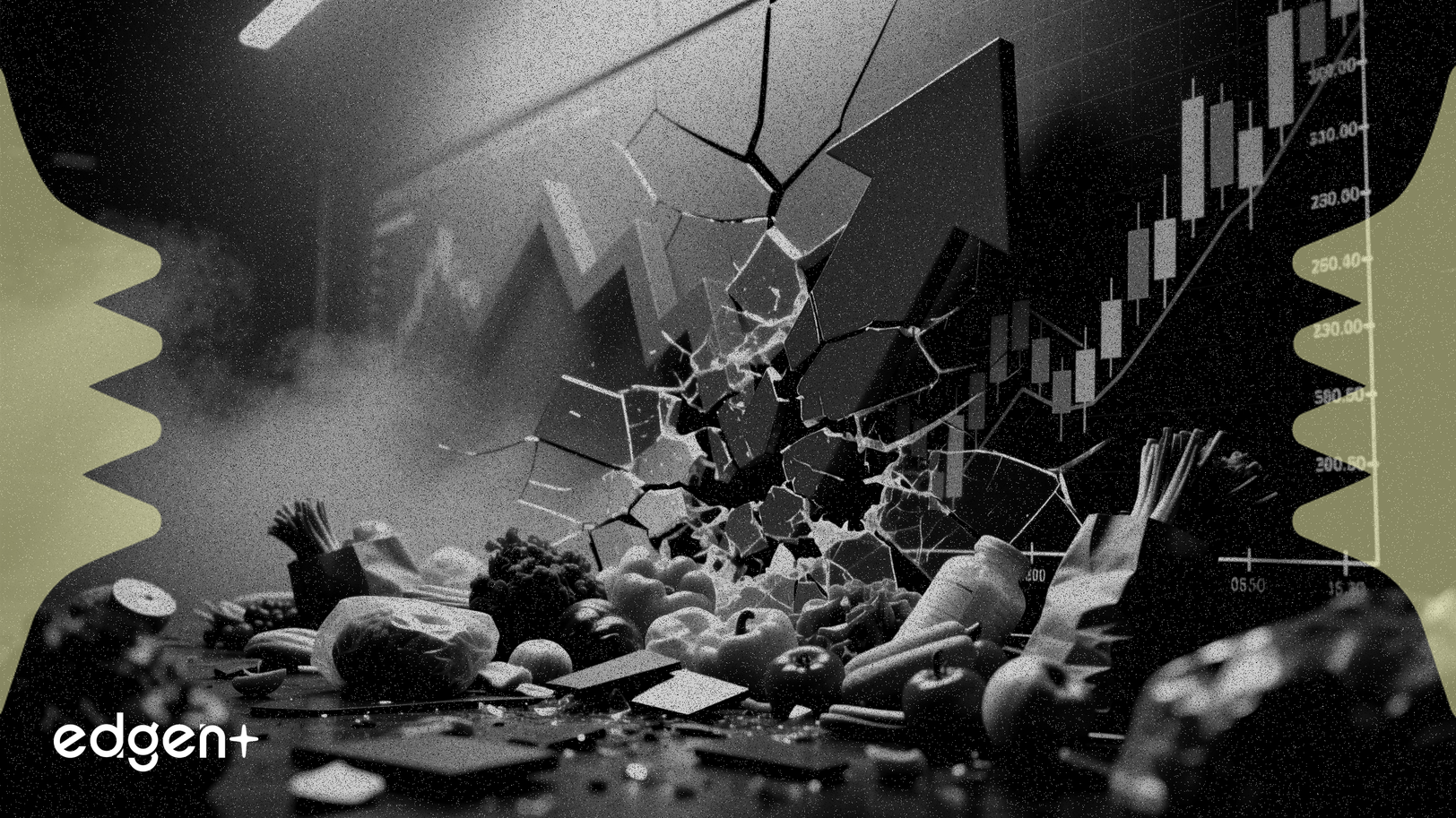 ウェルズ・ファーゴの利益減少警告後、食品株が下落