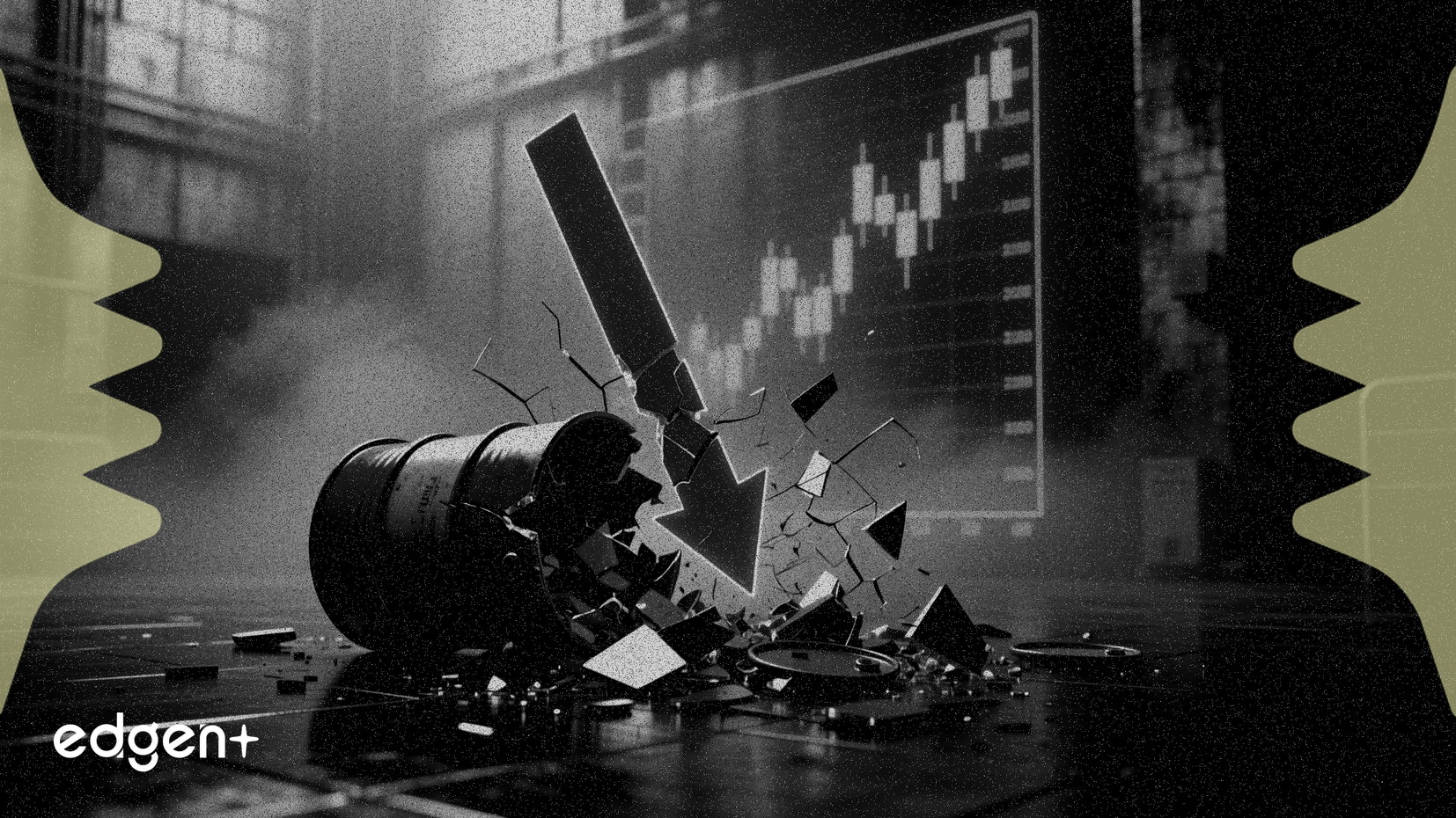 Los futuros del crudo se desploman tras una brecha a la baja del 4.27%