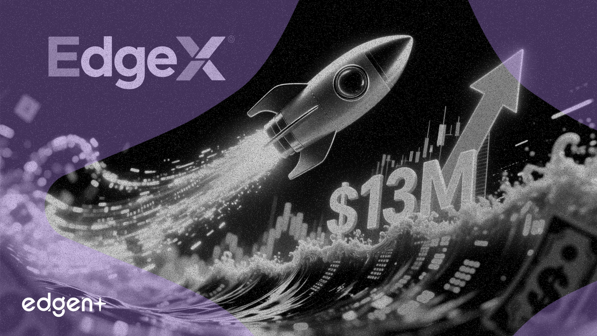 EdgeX 大漲 18%，1300 萬美元回購計劃推動行情