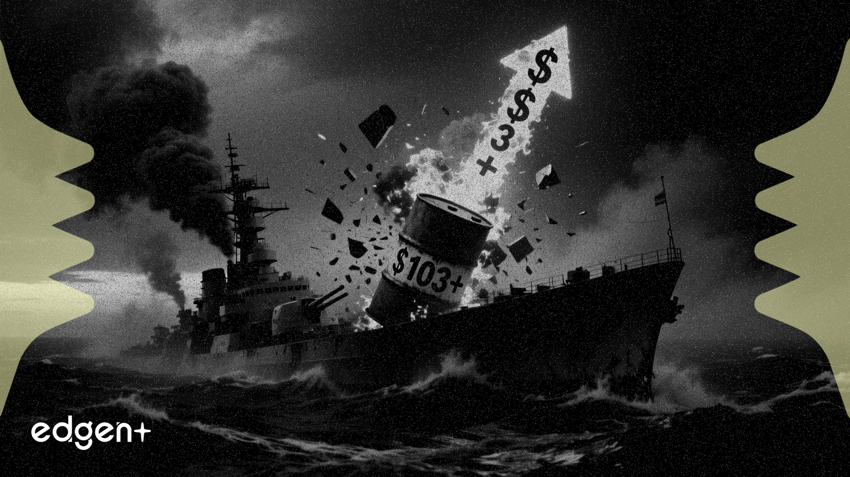 EE. UU. hunde buque de guerra iraní, empujando el petróleo por encima de los 103 dólares