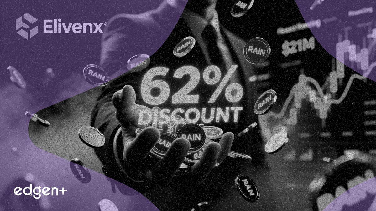 Enlivex 以 62% 折扣通過 2,100 萬美元融資收購 30 億枚 RAIN 代幣