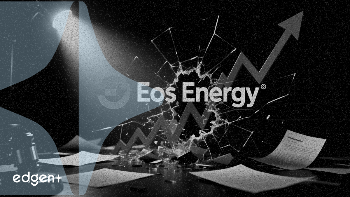 Eos Energy 遭證券欺詐集體訴訟，股價暴跌 39%