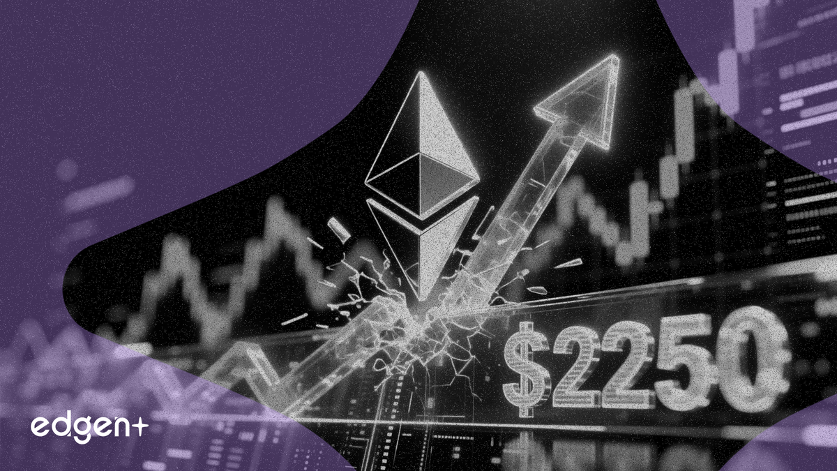 Ethereum climbs over 5% to pass $2,250 amid bullish momentum
