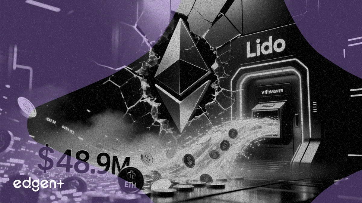 以太坊基金会在 Lido 开放提款后解质押 4890 万美元 ETH