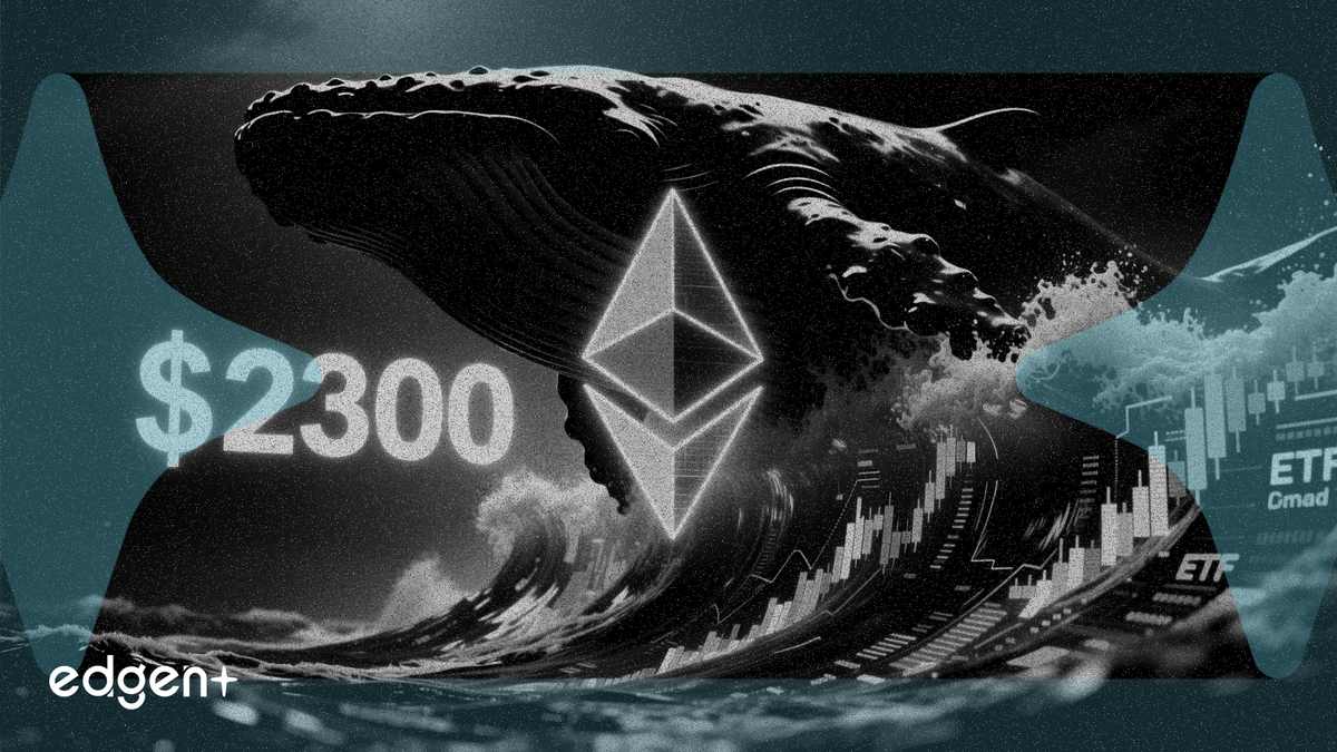Ethereum holds $2,300 as whale selling meets $103M in ETF demand