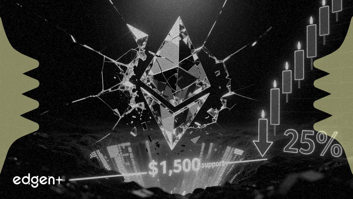 L'intérêt ouvert d'Ethereum chute de 25 % alors que le support à 1 500 $ se rapproche