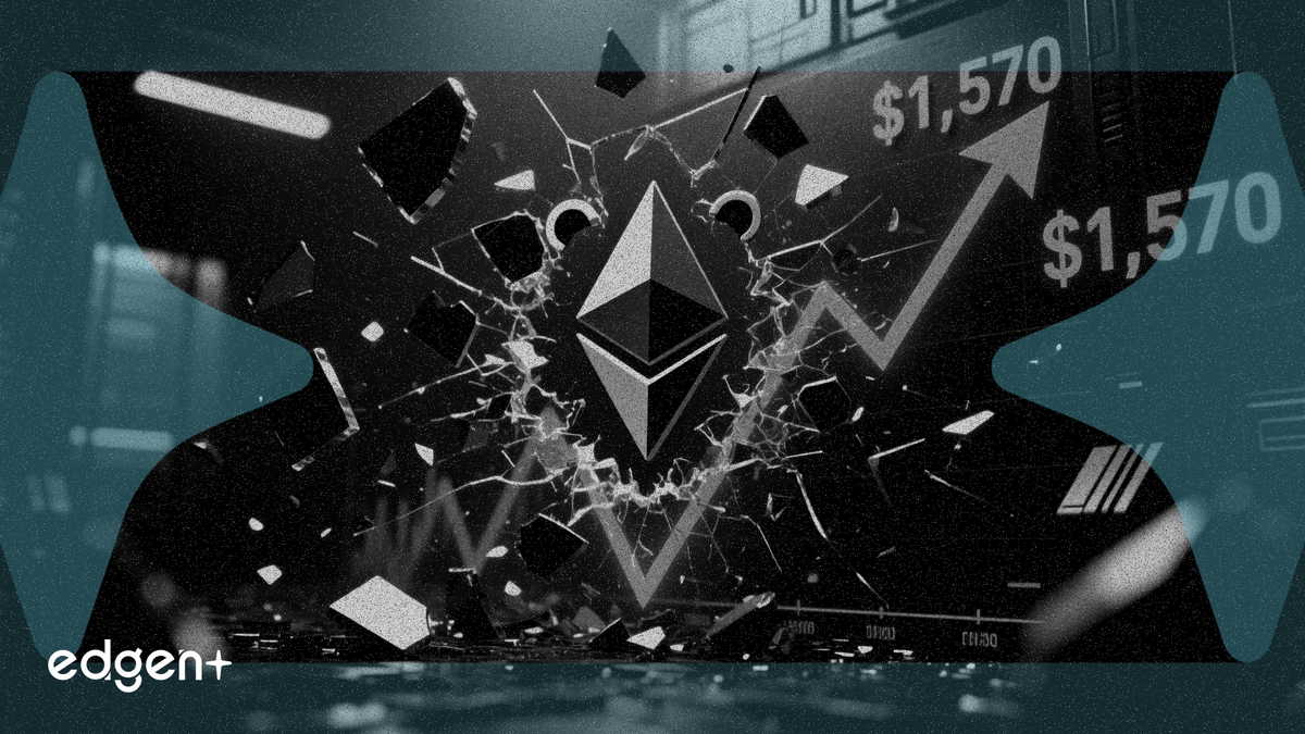 Giá Ethereum có nguy cơ giảm 20% xuống 1.570 USD do mô hình biểu đồ giảm giá