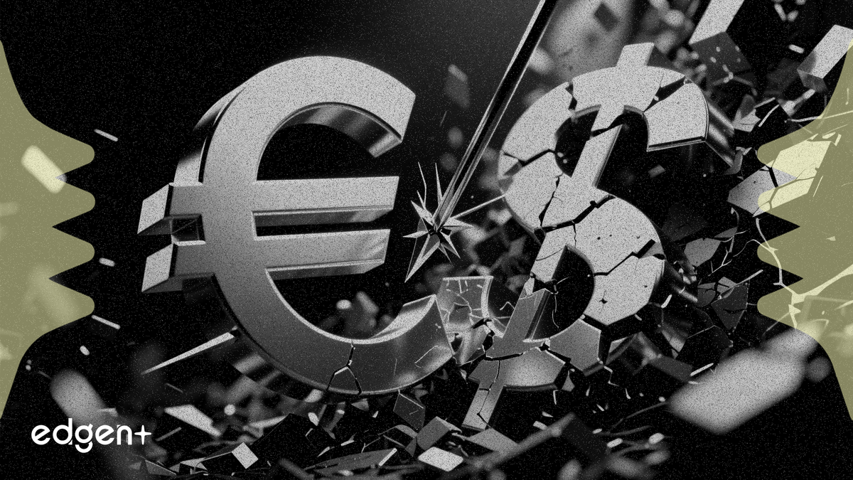 ユーロがドルに対し1.0%上昇、安全資産としてのドルのトレンドに逆行