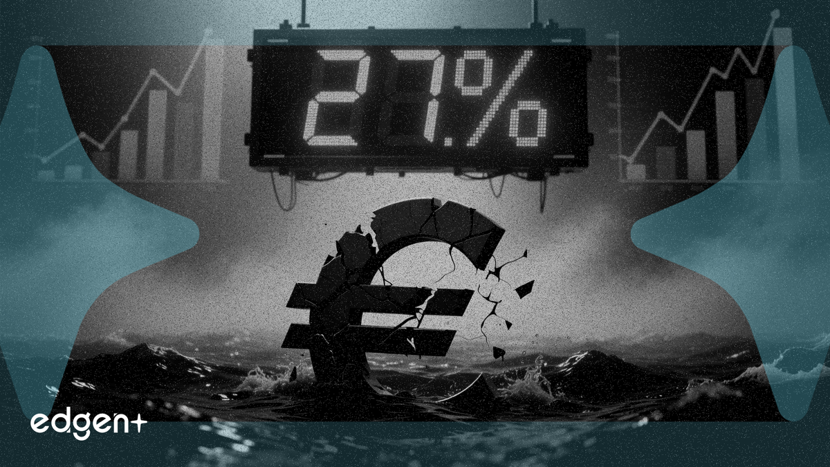 Euro sinks to monthly low as Fed hike odds rise to 27%