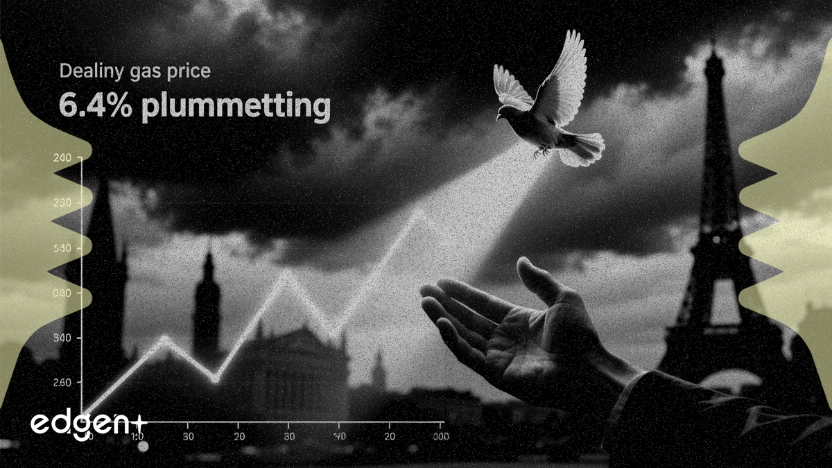시장, 외교적 희망에 매달리며 유럽 가스 6.4% 하락