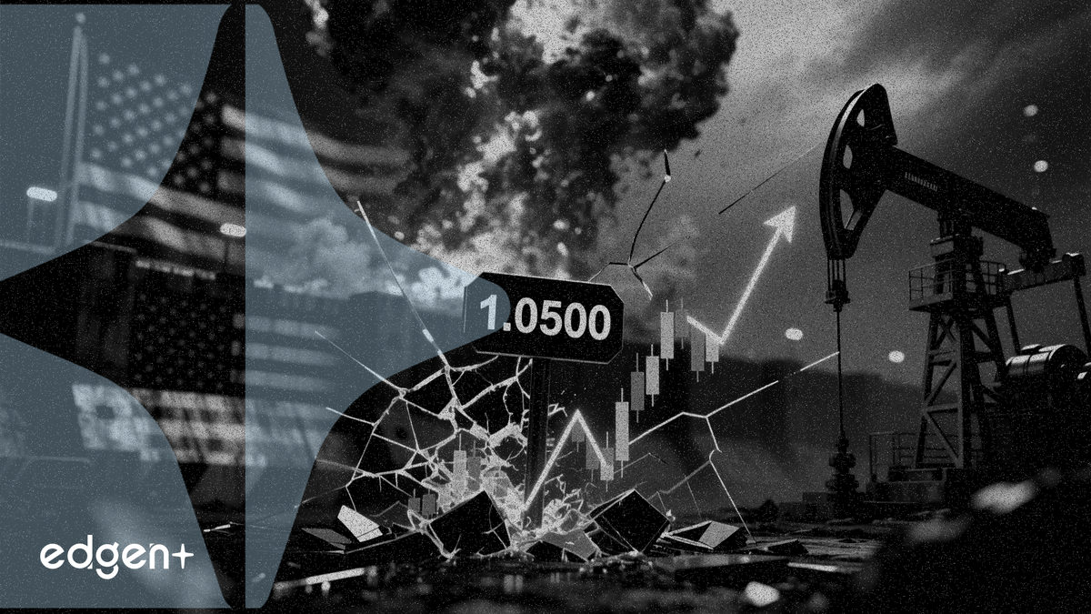 欧元/美元跌破 1.0500 关口，美国封锁霍尔木兹海峡引发油价飙升