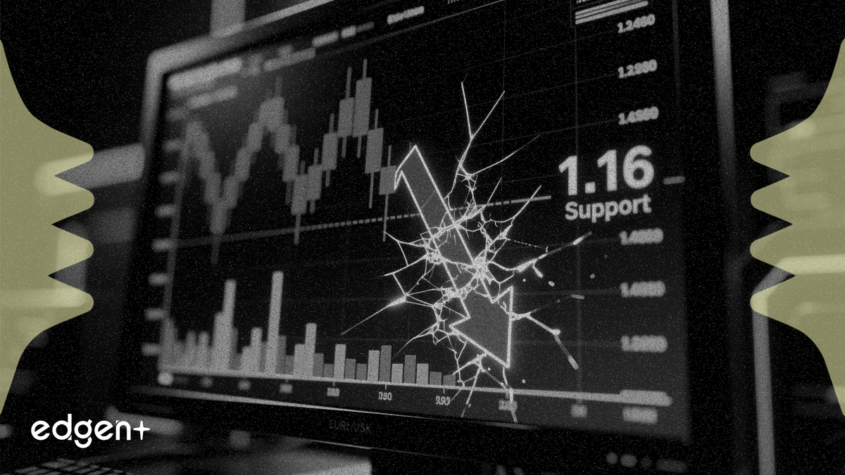 EUR/USDが5日続落、1.16の重要サポートラインに接近