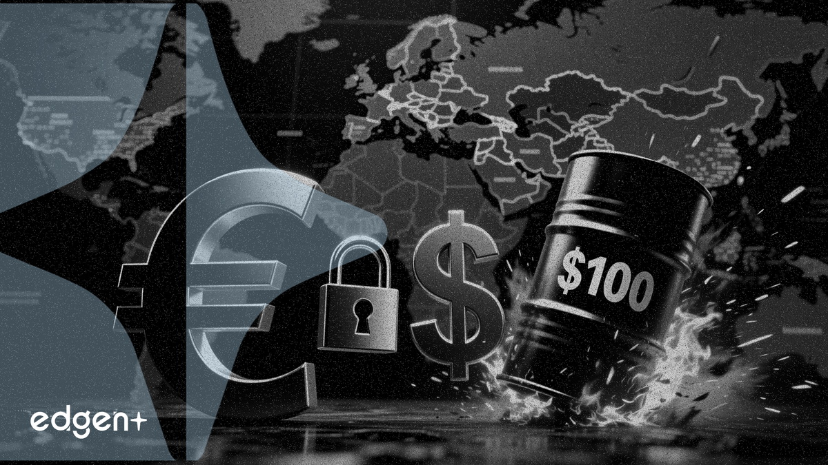 歐元/美元在 1.1750 附近停滯，伊朗局勢再趨緊張推動油價逼近 100 美元