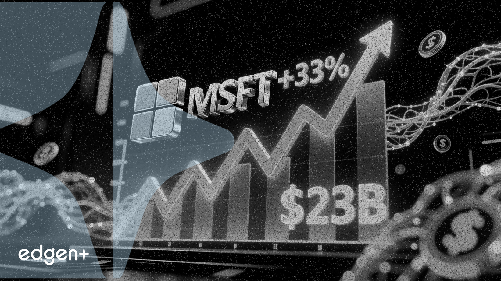 Acciones de Microsoft apuntan a un 33% de alza por inversión de $23B en IA