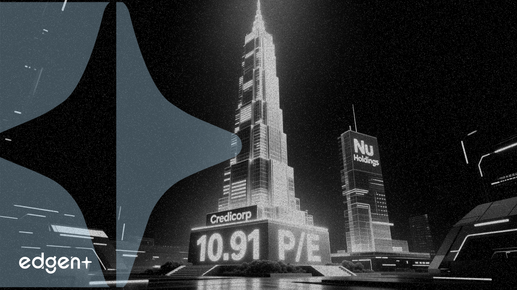 El ratio P/E de 10.91 de Credicorp señala un valor superior al de Nu Holdings