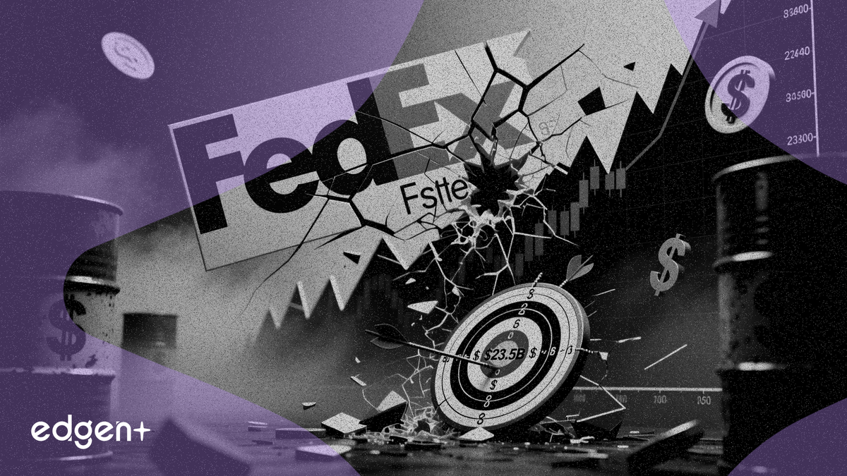 Les résultats de FedEx mettent à l'épreuve l'objectif de 23,5 milliards de dollars alors que les risques liés au pétrole et à la scission s'intensifient