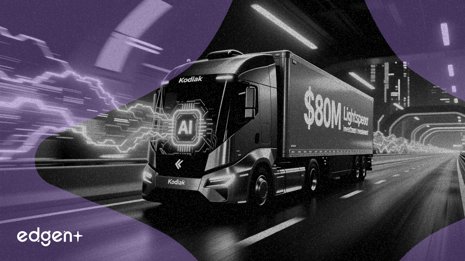 Lightspeed apuesta 80 millones de dólares en Kodiak AI para impulsar los camiones autónomos