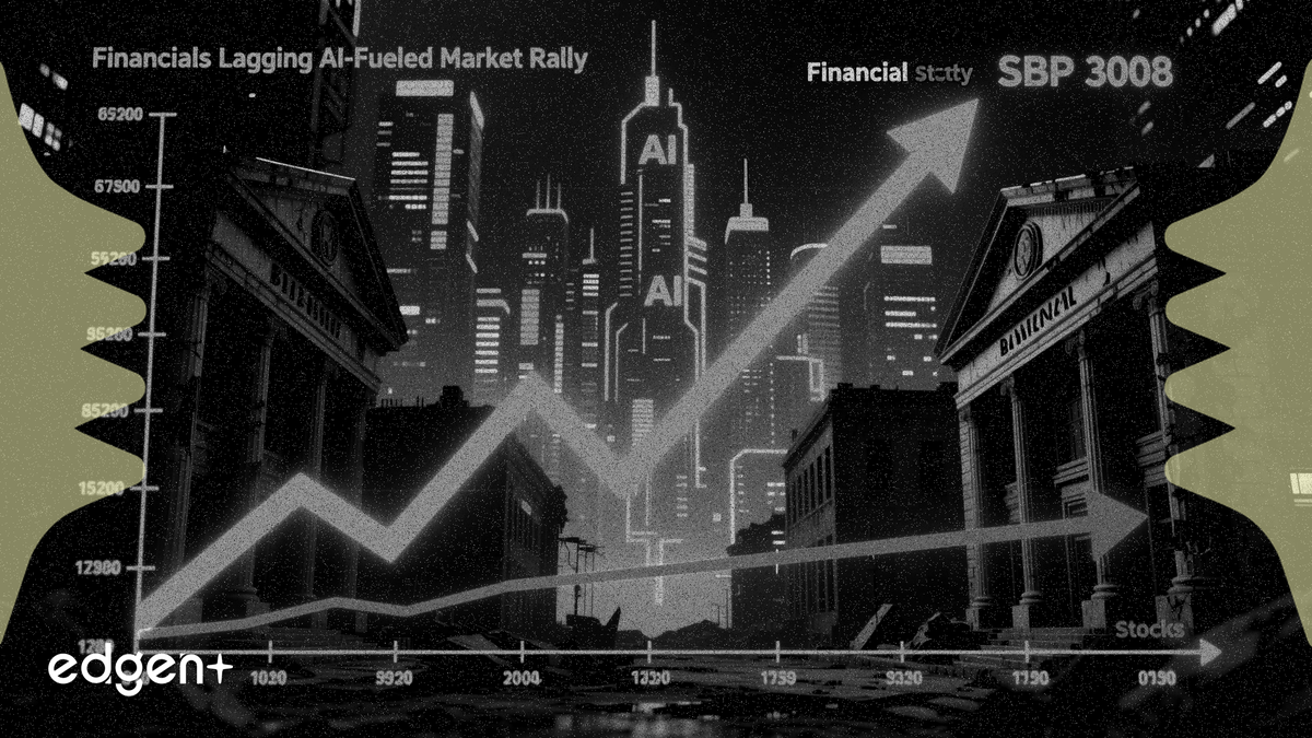 Ngành tài chính thuộc S&P 500 đã giảm 6% trong năm nay, phân kỳ mạnh mẽ so với mức tăng 7% và các mức cao kỷ lục của chỉ số chung, một dấu hiệu cảnh báo lịch sử cho thị trường.