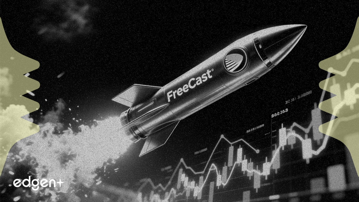 FreeCastの株価、DIRECTVとの配信契約締結を受けて87%超の急騰