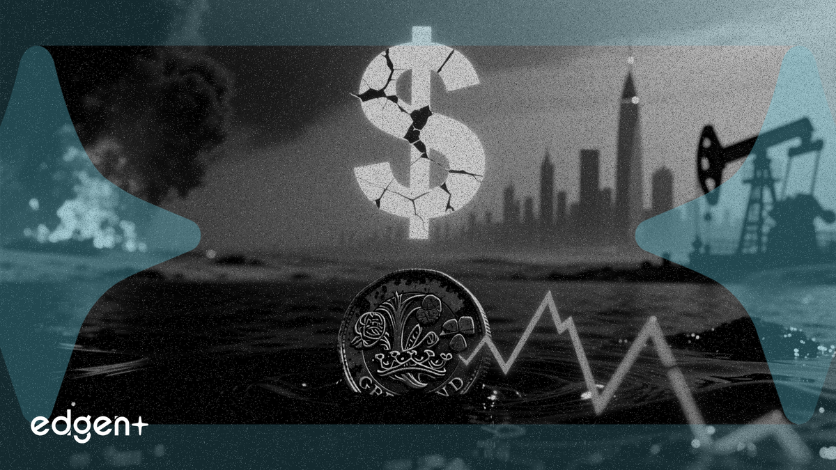 GBP/USD fell more than 0.2% to $1.3423 on Monday as escalating US-Iran military strikes and stronger-than-expected US manufacturing data boosted safe-haven demand for the US dollar.