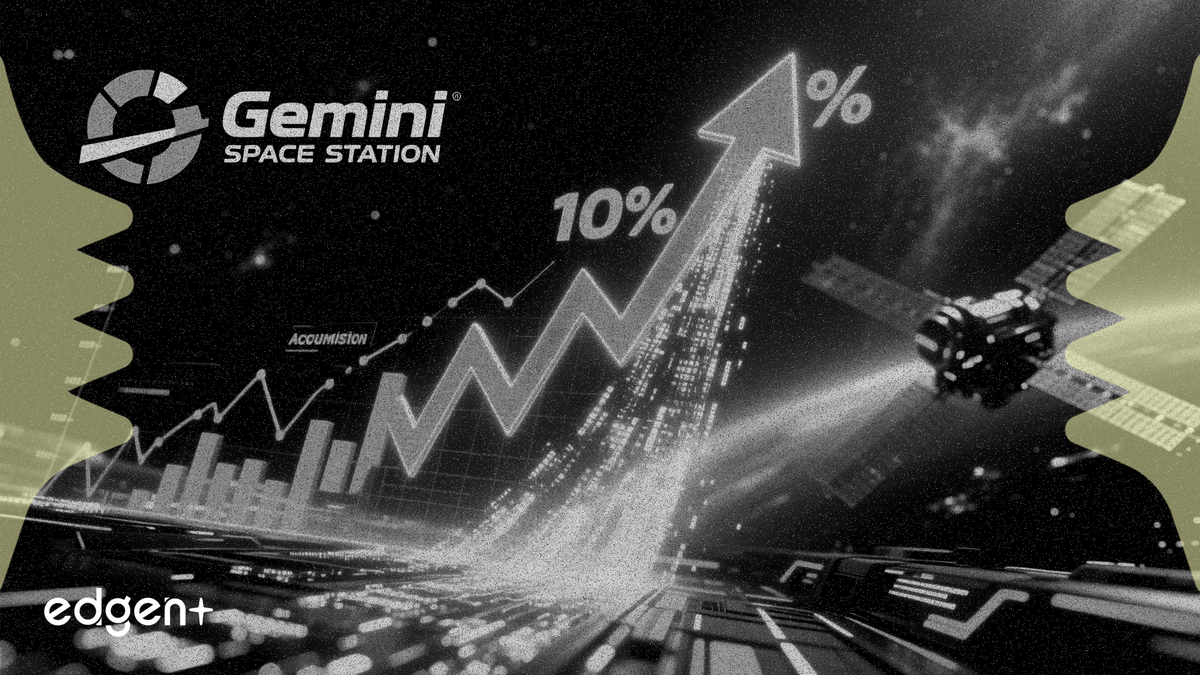 買収報道を受けジェミニ・スペース・ステーションの株価が10%急騰