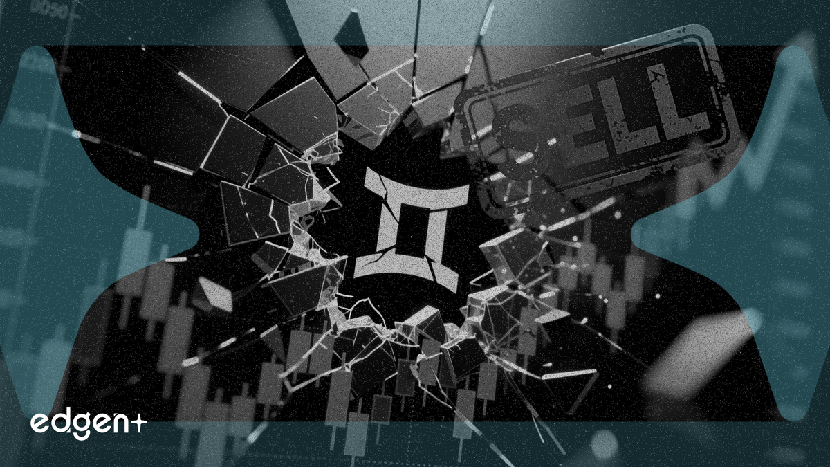 Gemini Stock Plummets 13% After Citi 'Sell' Rating