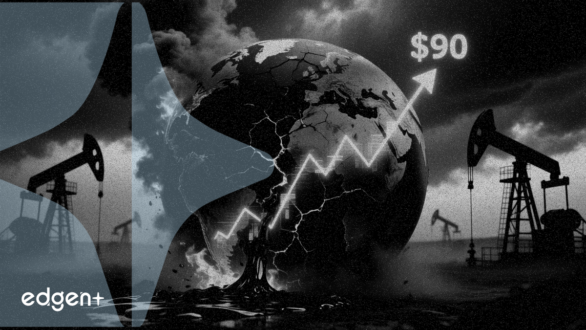 El riesgo geopolítico se dispara mientras el petróleo cotiza por encima de los 90 dólares tras los comentarios sobre el alto el fuego entre EE. UU. e Irán
