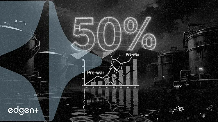 글로벌 원유 비축 경쟁, 원유 가격을 전쟁 전 수준보다 50% 높게 유지