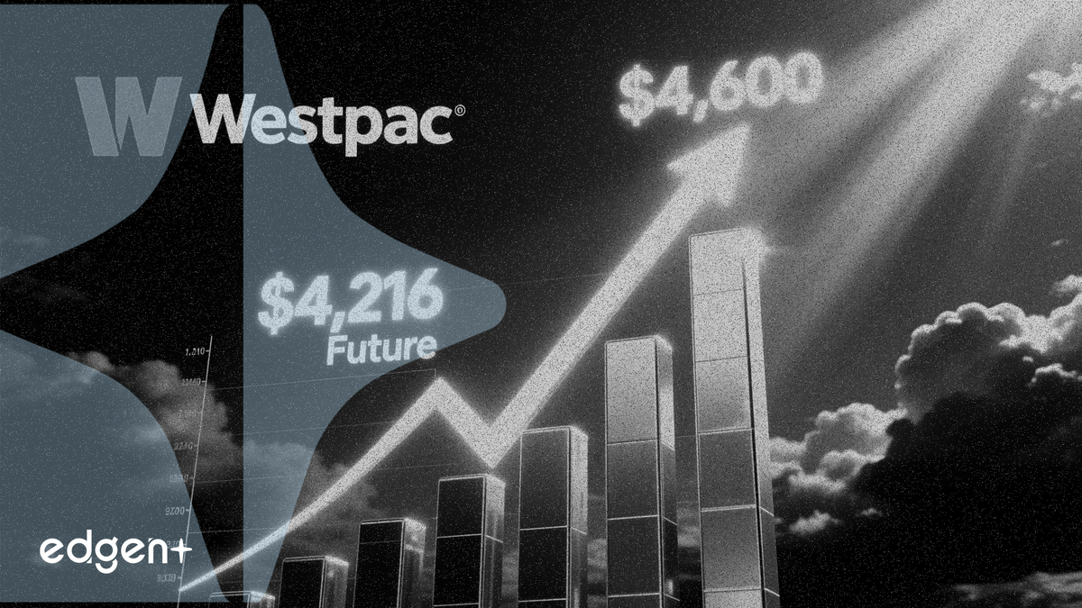 金價報4,216美元，西太平洋銀行預測2026年第三季復甦至4,600美元