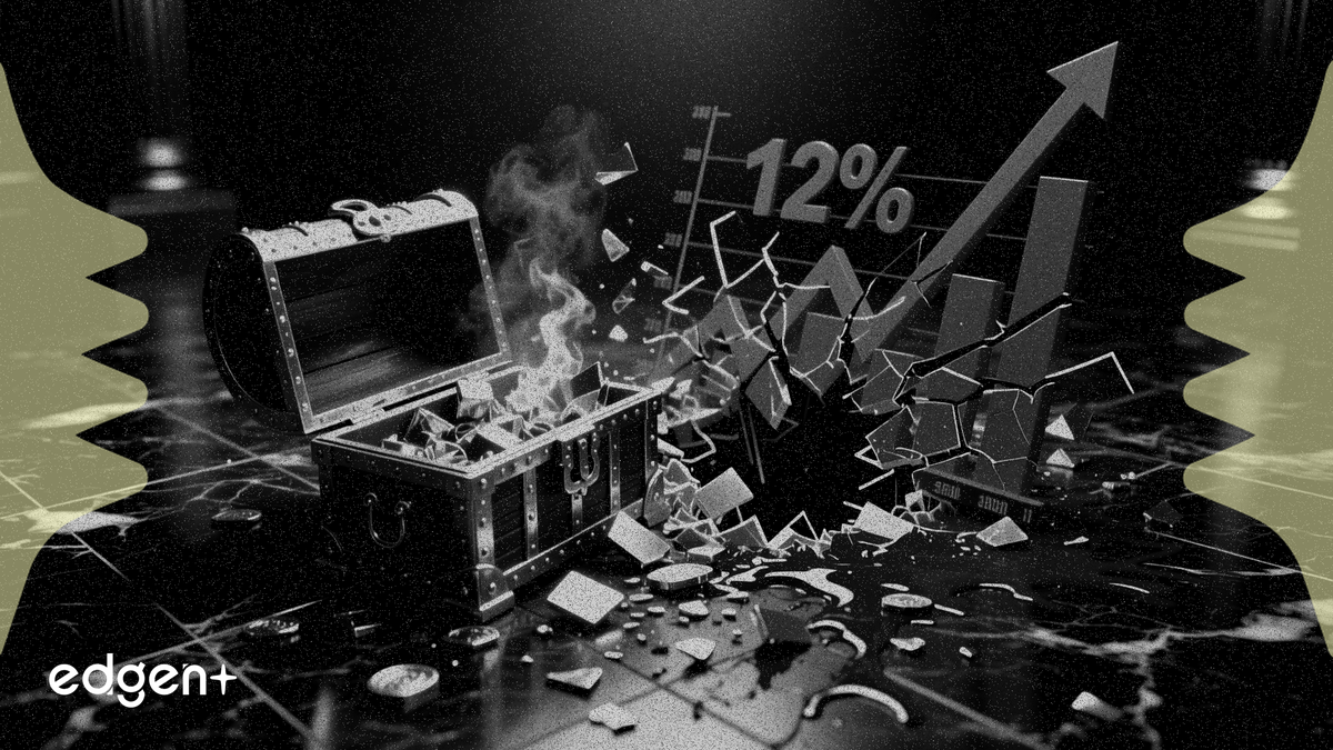 금, 4월 고점 대비 12% 하락…주요 지지선 붕괴