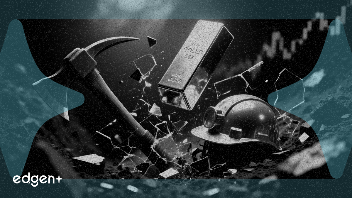 금광업 ETF 25% 급락, 현물 금과 급격한 괴리 발생