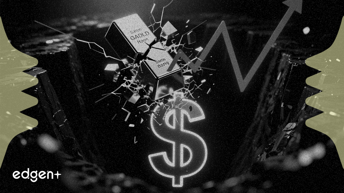 El oro se desploma un 12% mientras el dólar fuerte socava su estatus de refugio seguro