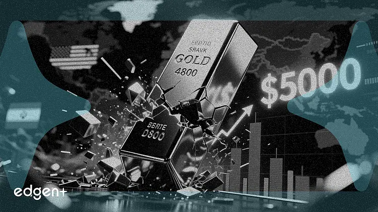 미-이란 소식에 금값 4,800달러 돌파, 5,000달러 목표