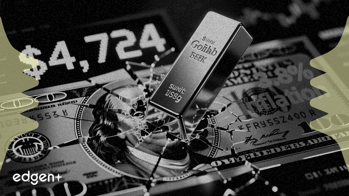 美国通胀率达到 3.8% 后，金价上涨至 4,724 美元