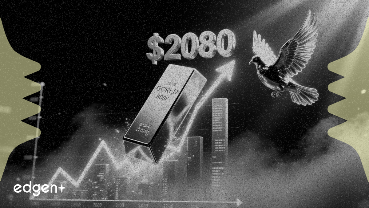 El oro sube a un máximo de 3 semanas por encima de 2.080 $ tras noticias de alto el fuego