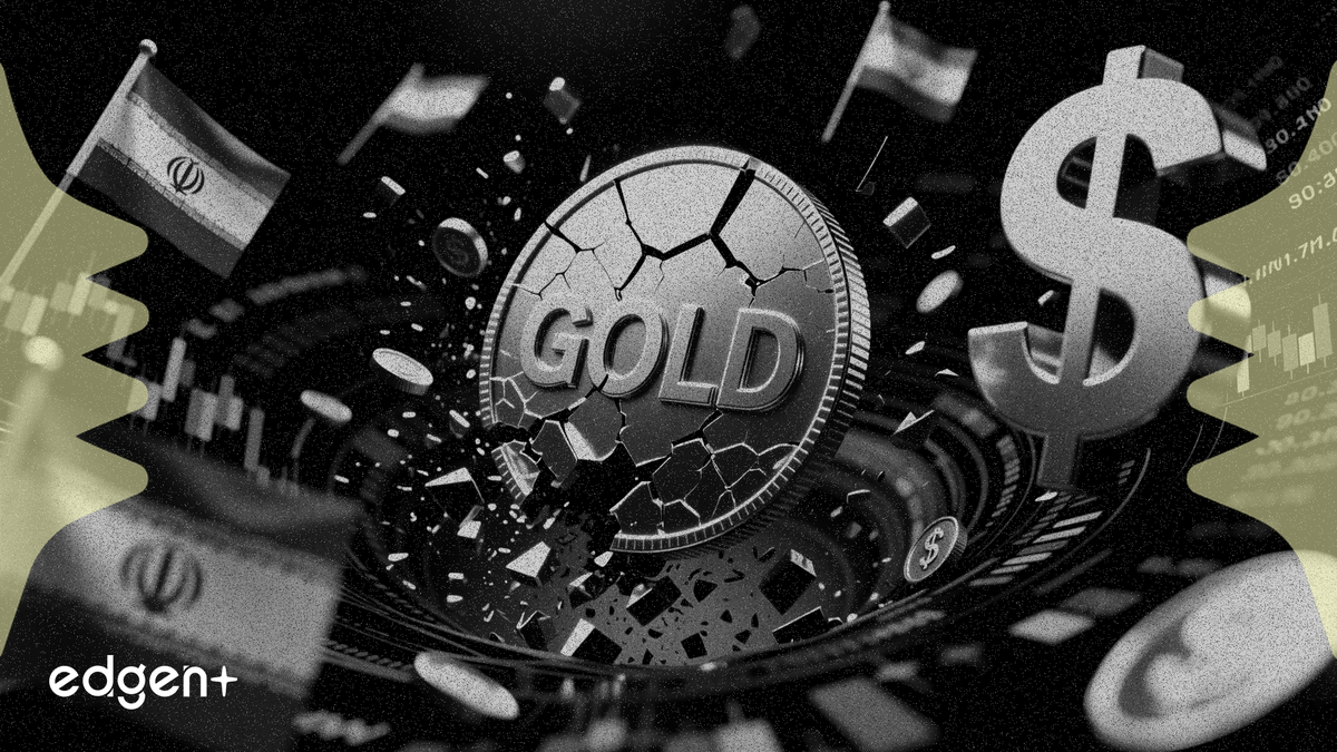 Gold slides 5% as Iran uncertainty and hawkish Fed boost dollar