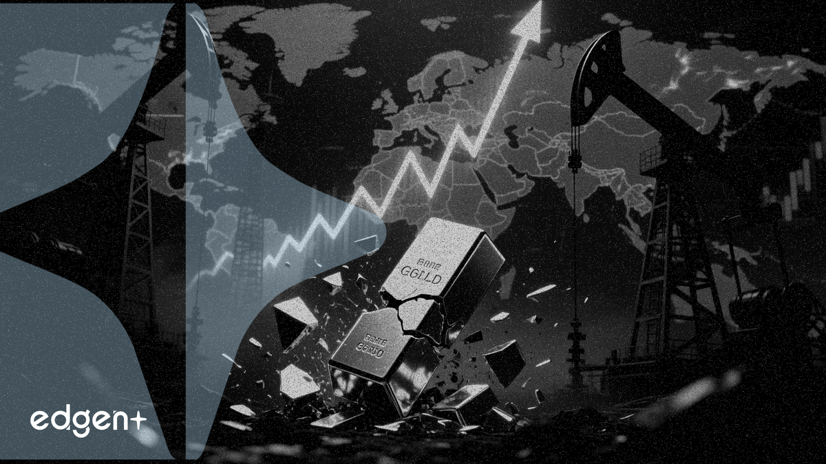 이란 긴장 고조로 유가 및 수익률 상승, 금값 4,800달러 하회