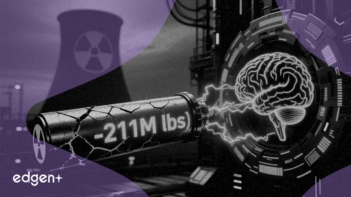 Goldman Sachs advierte sobre un déficit de 211 millones de libras de uranio a medida que la IA impulsa la demanda nuclear