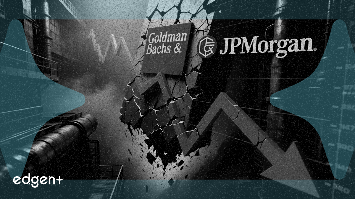Goldman Sachs cae un 3,1% antes de la apertura, JPMorgan baja un 1,4% por los problemas del sector