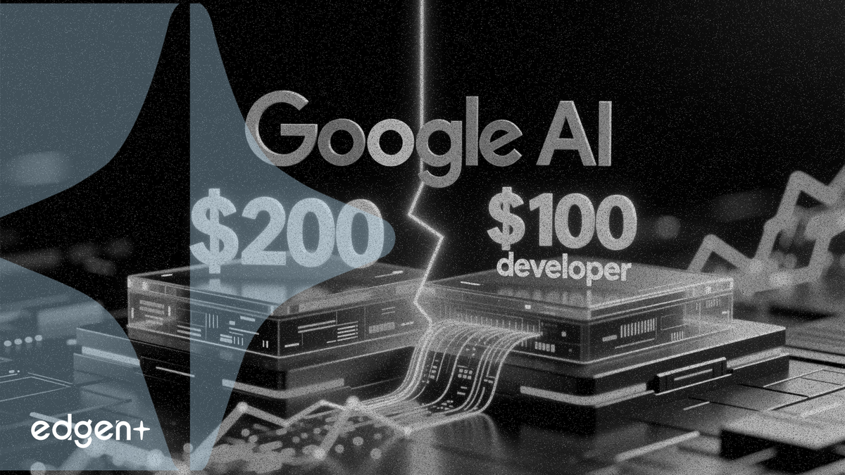 グーグル、AI Ultraプランを200ドルに値下げ、100ドルの開発者向けティアを新設