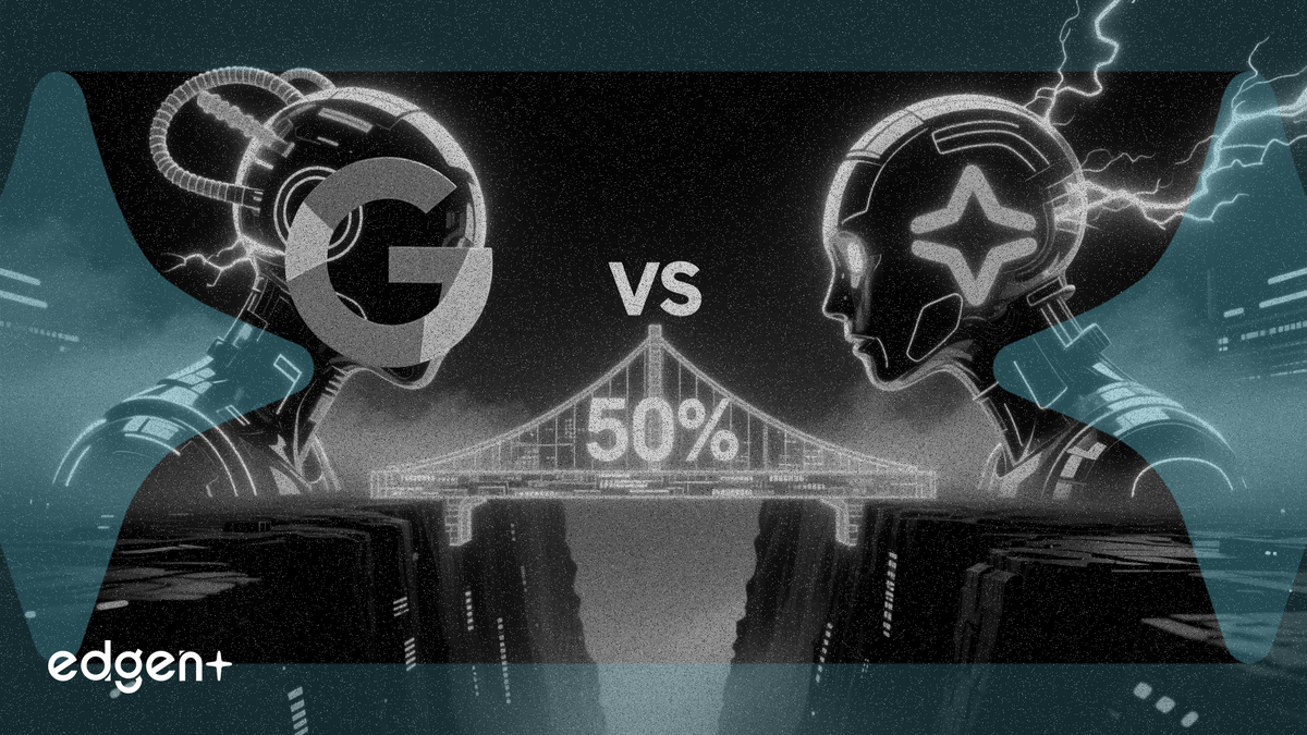 Google forma un equipo de élite para cerrar la brecha del 50 % en programación por IA con Anthropic