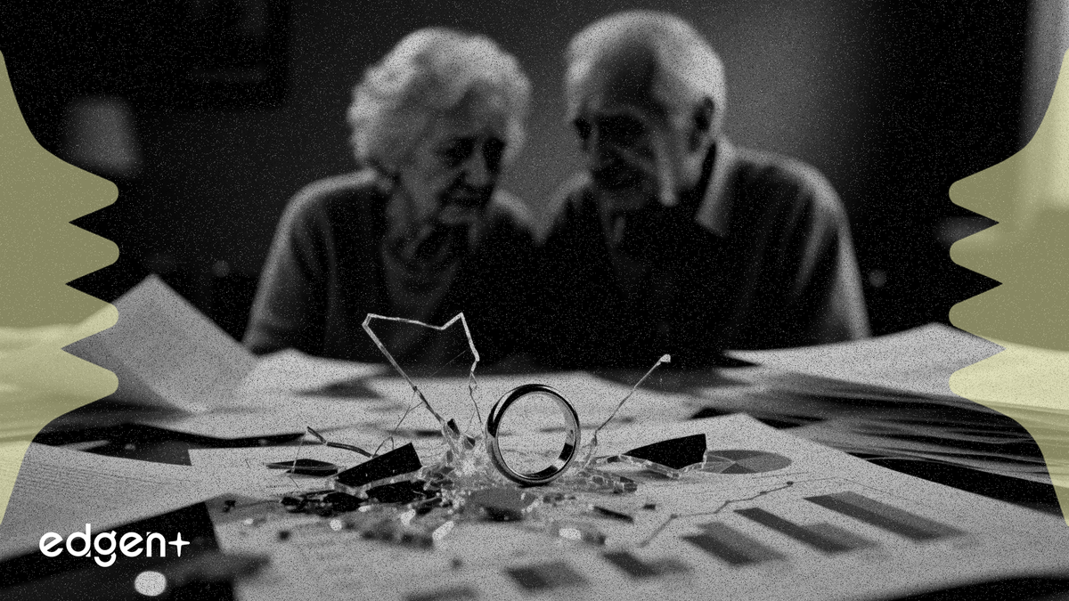 Le "divorce gris" dévaste les finances de 34 % des couples après 30 ans de mariage