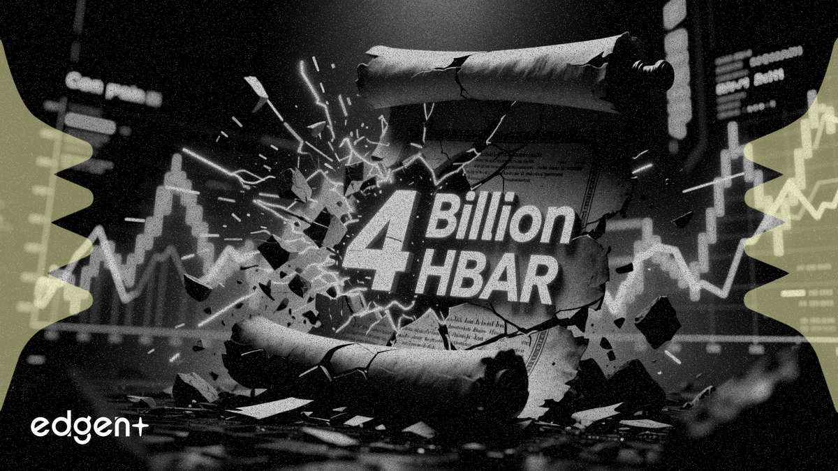 Hedera's 4 Billion HBAR Unlock Pits History Against On-Chain Reality