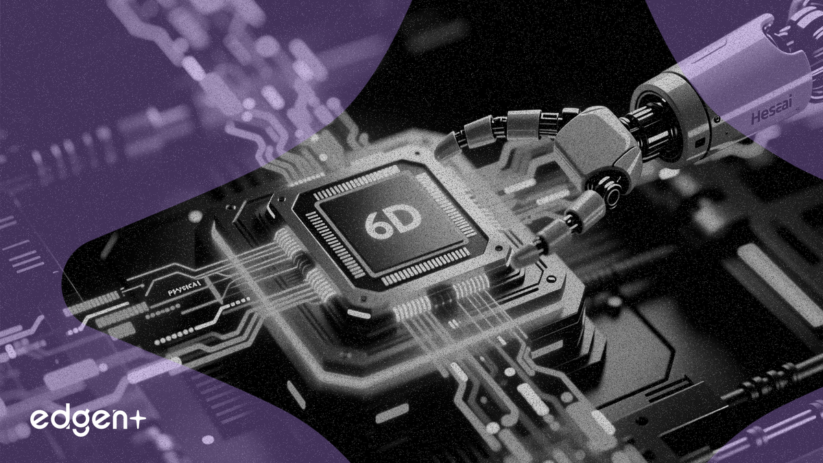 Hesai chuyển hướng sang AI vật lý với công nghệ cảm biến 6D mới