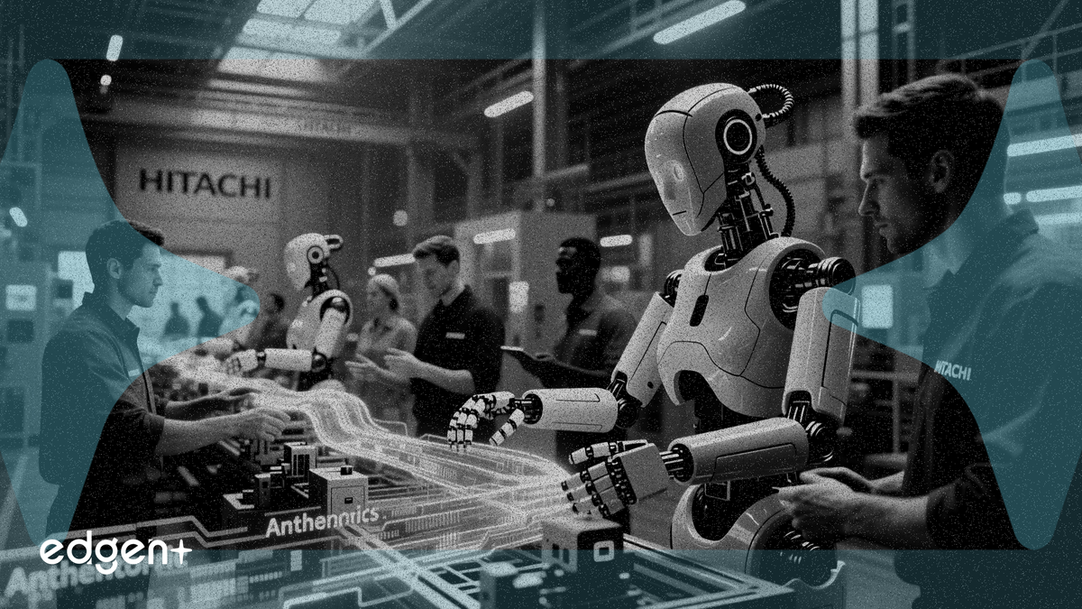 Hitachi and Anthropic announce a strategic partnership to integrate frontier AI into critical infrastructure and retrain 100,000 Hitachi employees.