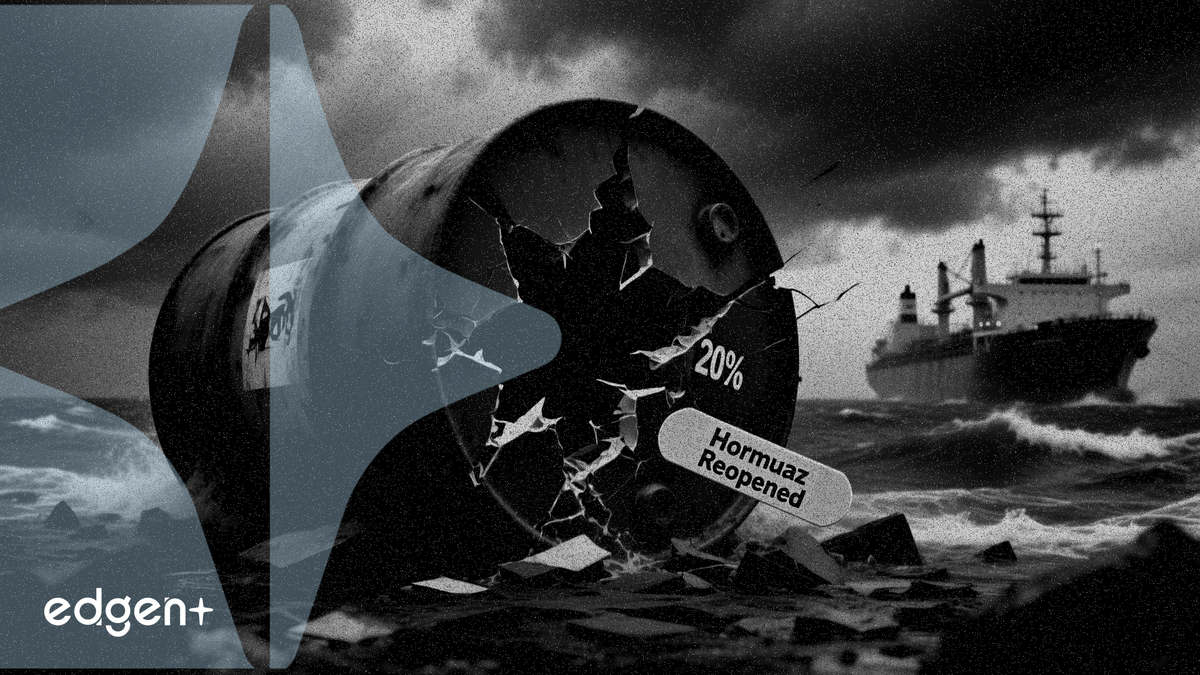 호르무즈 재개방도 석유의 20% 공급 충격을 해결하지 못할 것