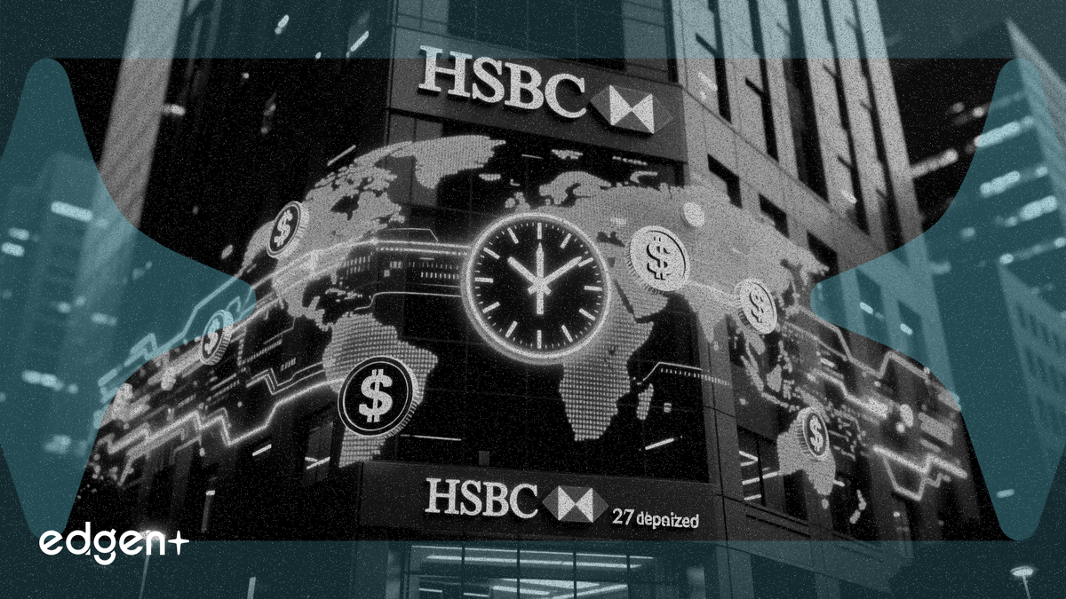 匯豐銀行在美國推出代幣化存款服務，實現 24/7 資金轉賬